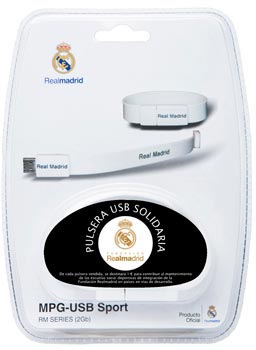  Pulsera USB Solidaria Real Madrid C.F. 