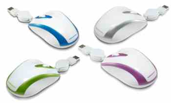  Conceptronic Stylish Wired Travel Mouse  